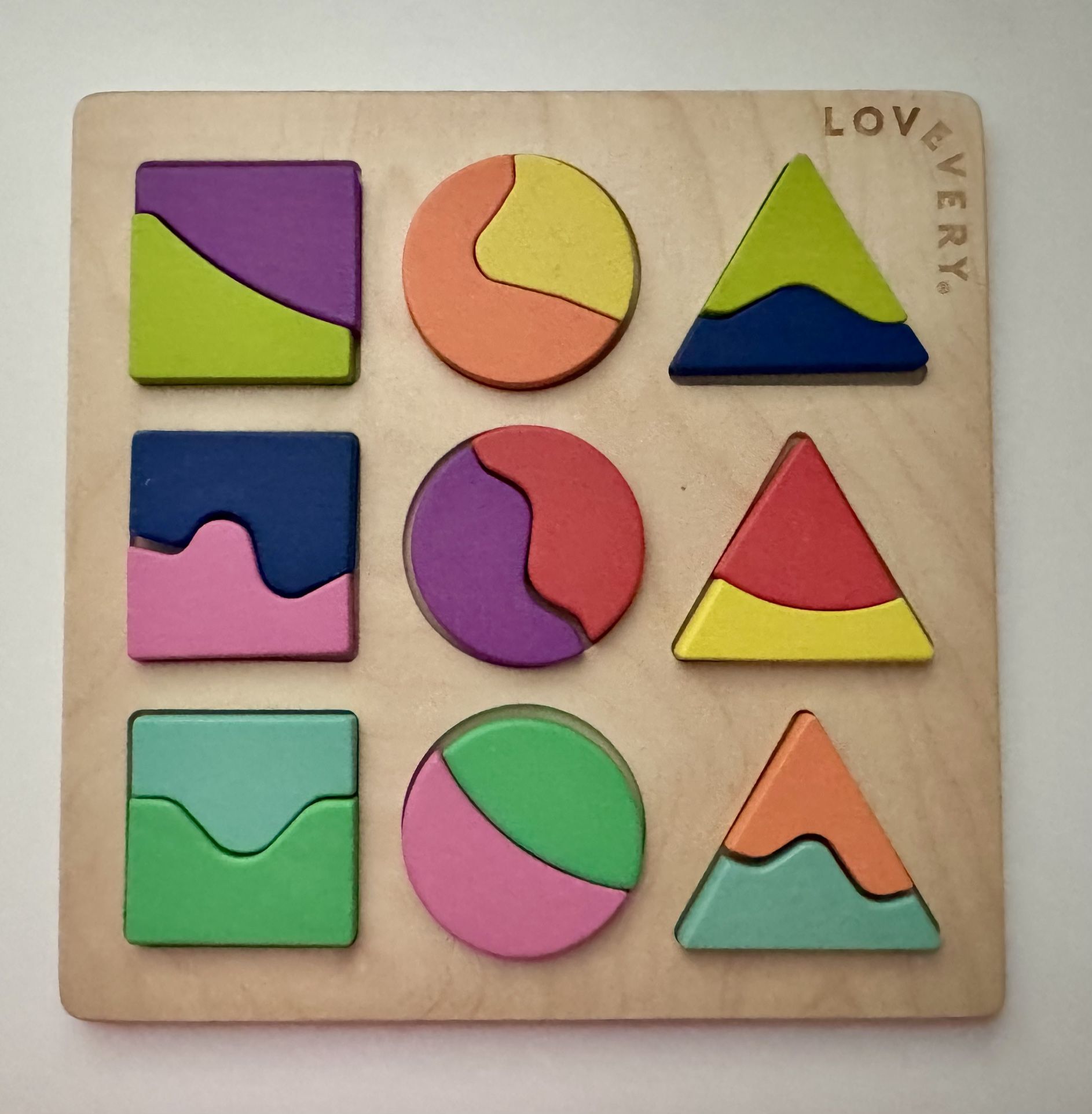 Lovevery - Land And Sky Two-Part Puzzle Board