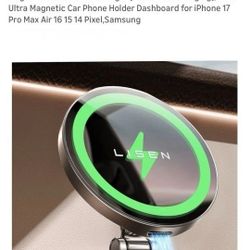Lisen 15w Wireless Charger Mount For Iphone