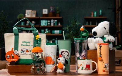 🔥 Starbucks Snoopy Peanuts 2026 Collection + Halloween Black Cat – NEW 🎃🐈‍⬛