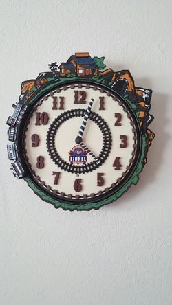 2000 lionel train 100th Anniversary wall clock
