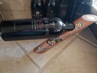 Australian Wooden Wine Bottle Holder