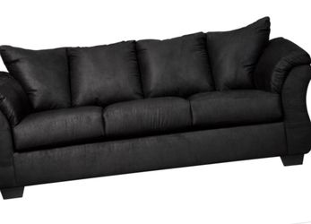Black royal color sofa! Other couch and Loveseat deals here