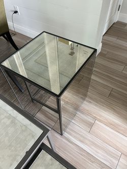 Mirrored Side Table
