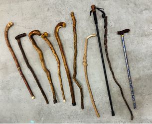 Walking Hiking Sticks Costume Props - $10 EACH