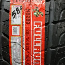 285/50/20 FULLRUM TIRES 