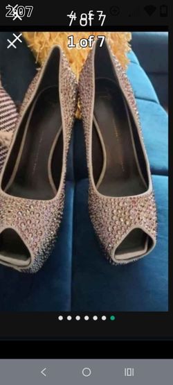 Giuseppe Zanotti Women's Crystal Platform Shoes 8 1/2