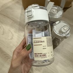 Viral Muji Clear Mugs- Matcha
