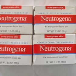 Neutrogena 4 bars lot of the transparent Facial  bar
