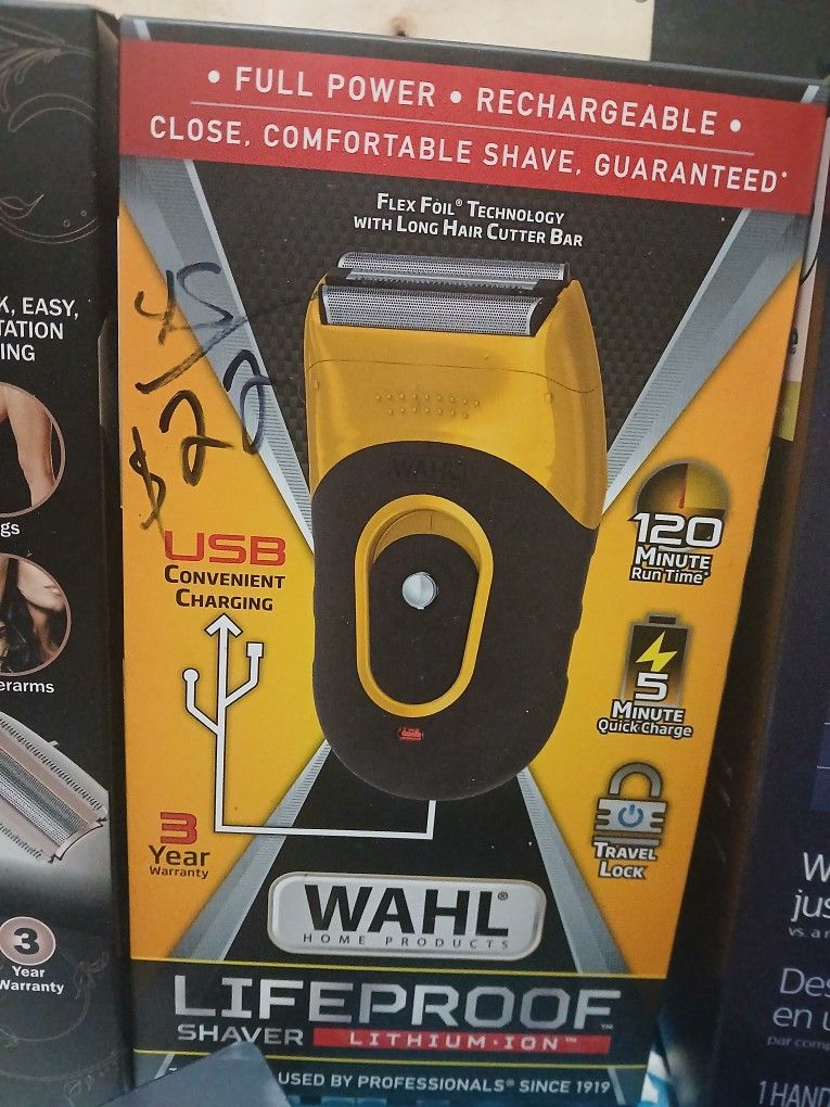 WAHL LIFEPROOF SHAVER