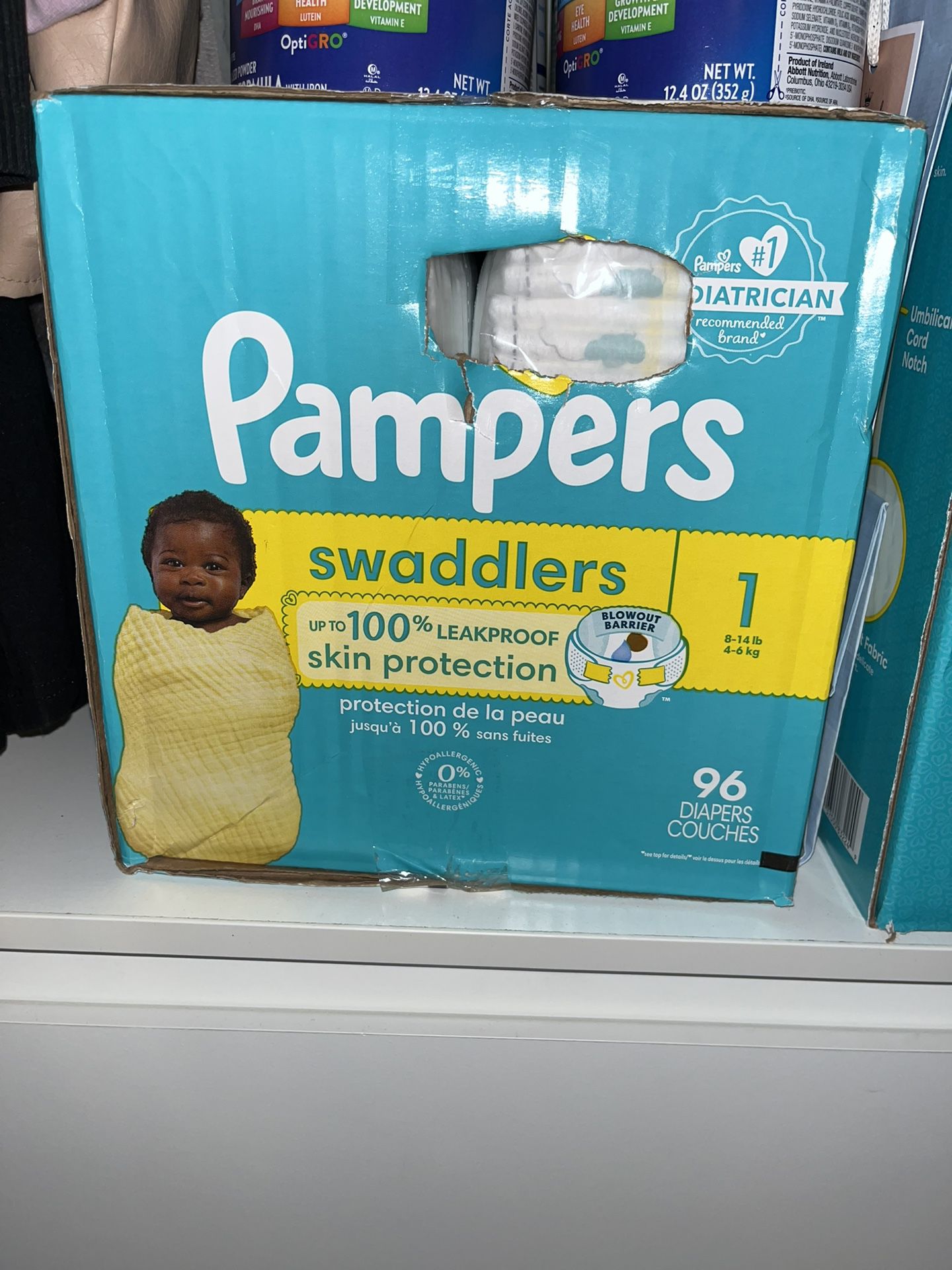 Pampers Swaddlers  Size 1 
