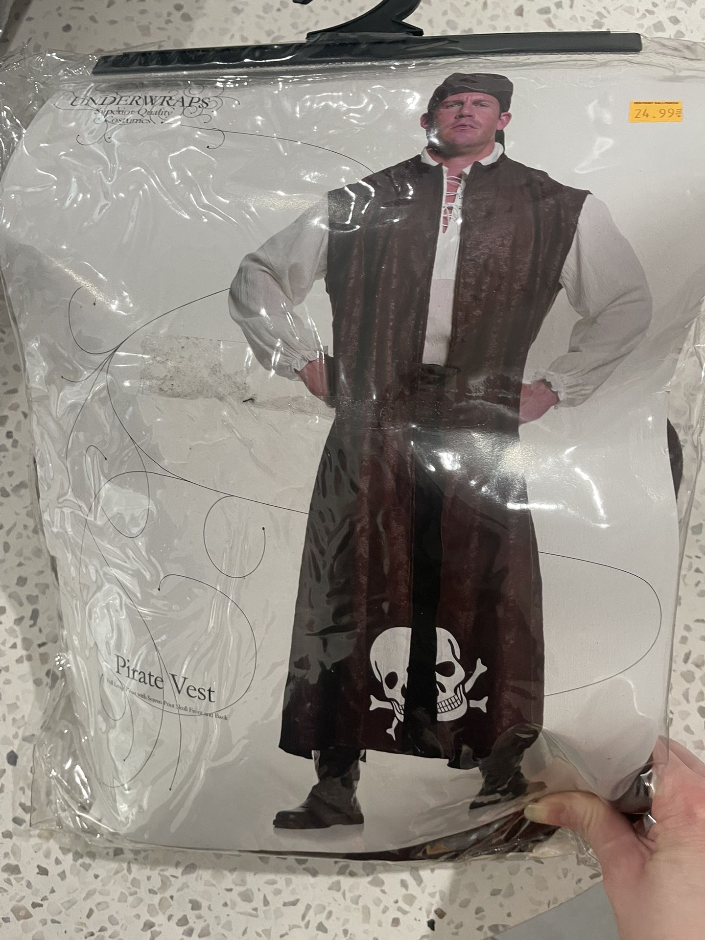 Full Length Pirate Vest Costume