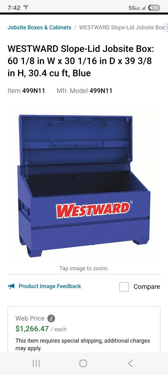 Westward Jobsite Box