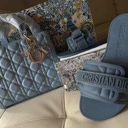 Juego De Bolso Y Sandalias Dior