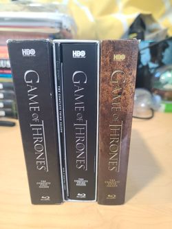 Game of thrones season 1,3 and 5 bluray