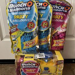 Zuru Bunch O Balloons Party Pump with extra Balloons Pink and Blue