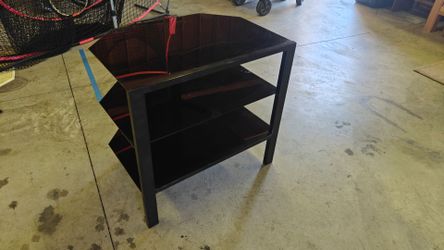 A/V component corner shelf