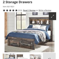 Bookshelf Storage Bed