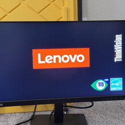 24” Lenovo Thinkvision Monitors - Two