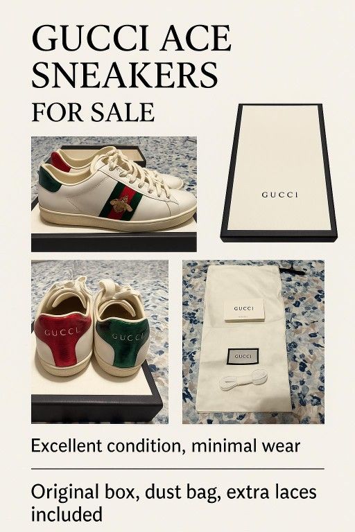 Authentic Gucci Sneakers