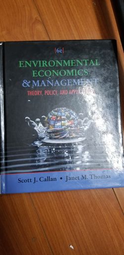 Environmental Economics and Management