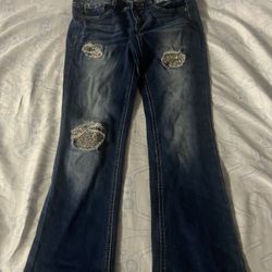 Girl Jeans With Sparkle 