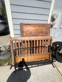 Crib/full bed frame
