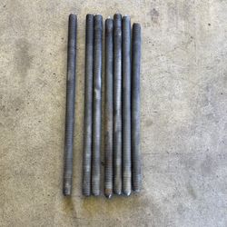 7 Long Threaded Screws 