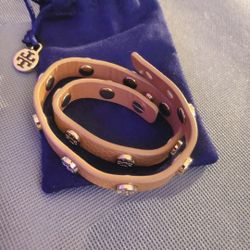 Tory Birch Leather Wrap Around Braclet