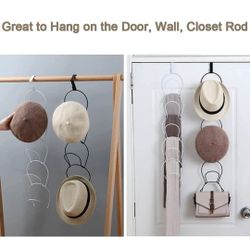 Pack Hat Racks Hangers Baseball Cap Holders Organizers Closet Hanging Display Storage