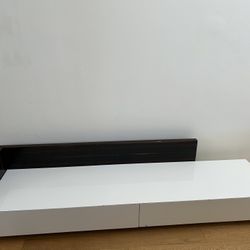 Modern Extendable Tv Stand With 2 Drawers 