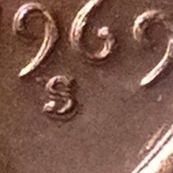 1969 S Double Die Penny