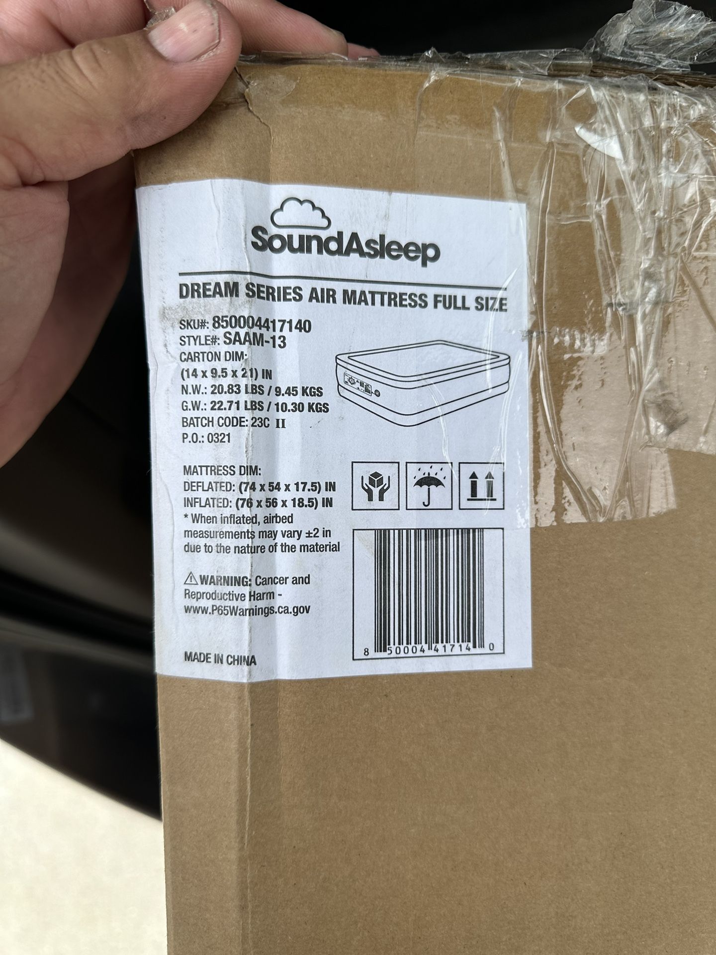 New SoundAsleep Products SoundAsleep CloudNine Series Air Mattress