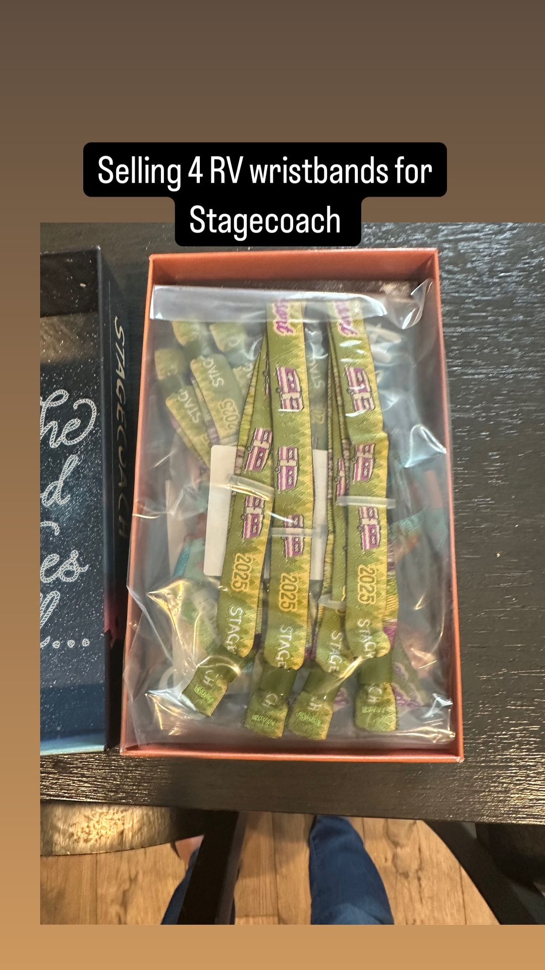 Stagecoach rv Wristbands
