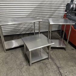 Stainless Steel Kitchen Tables Restaurant 