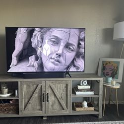 Matching Entertainment Stand And Bar