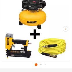 Dewalt Compressor And Nailer Combo