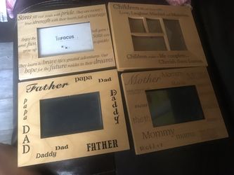 Set of 4. 3x5 picture opening