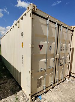 NEW 20ft Beige One Trip Shipping Containers For Sale