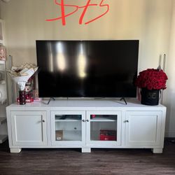 White TV Table