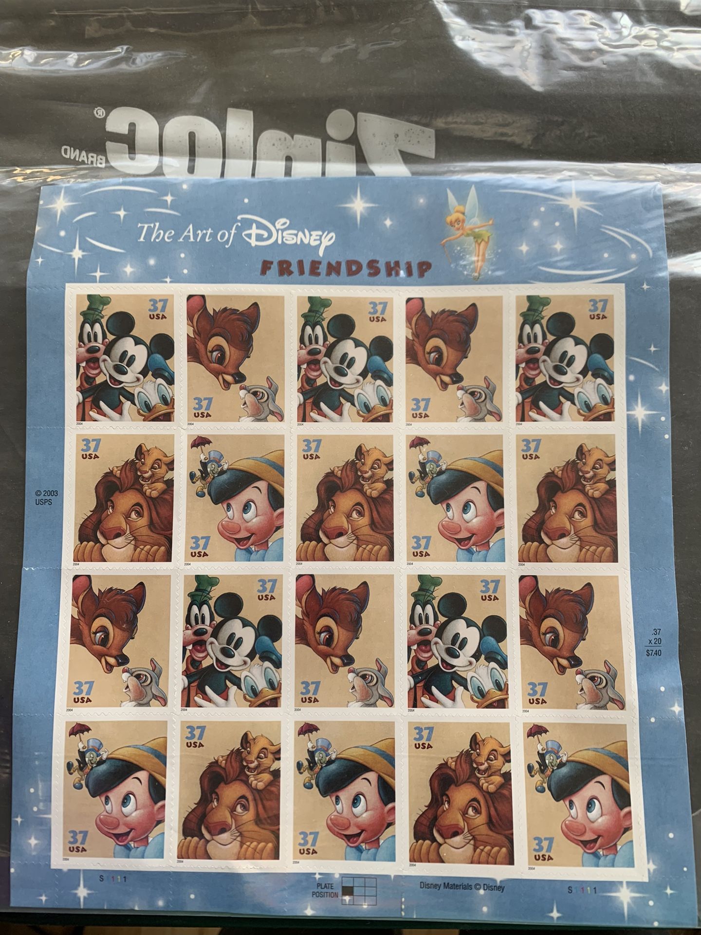 Disney Stamp Collection Lot