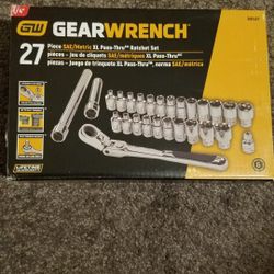 Gearwrench Pass Thru Socket Set 