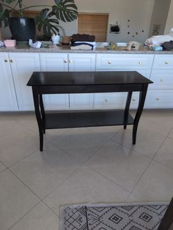 Black Credenza - 2 Levels