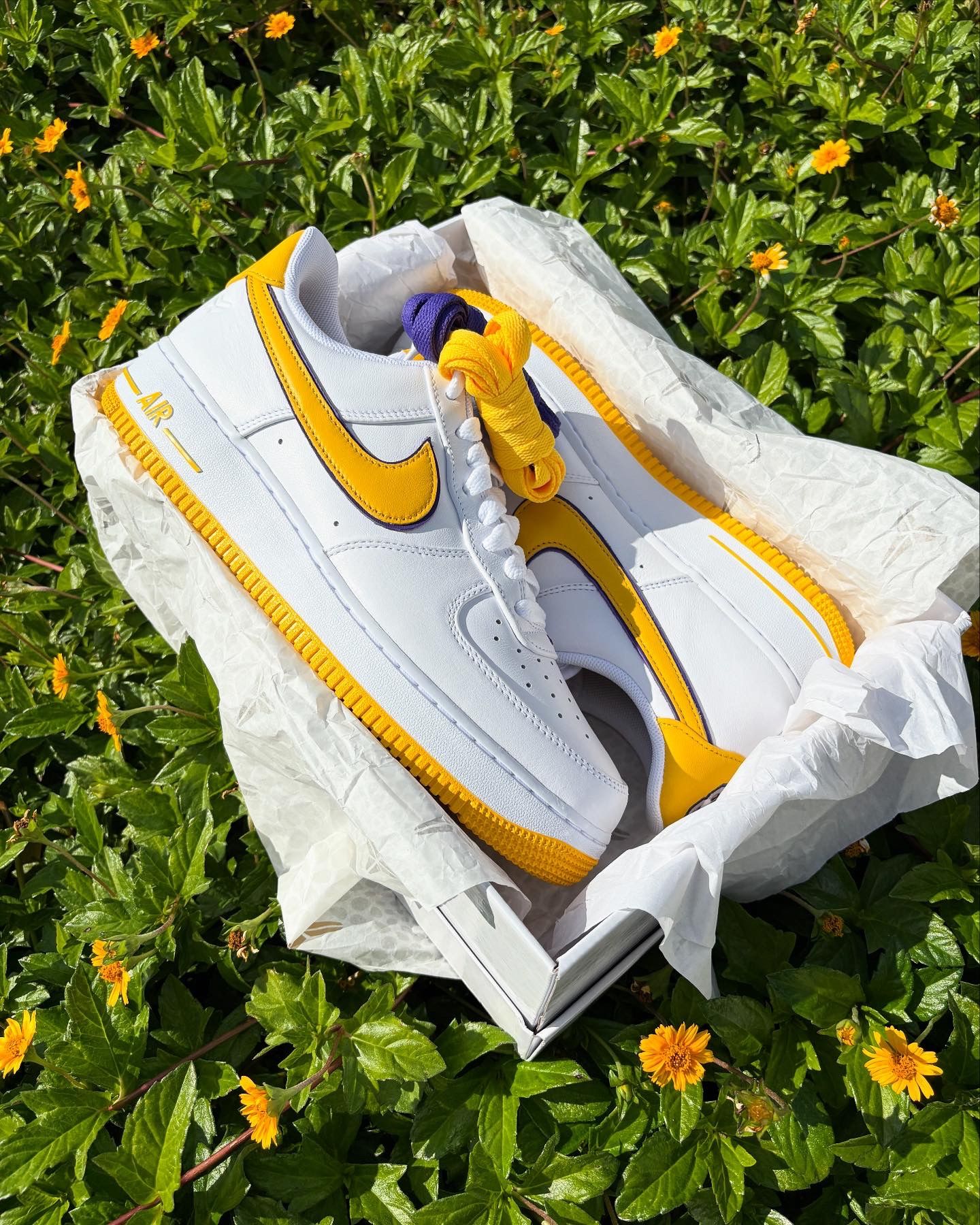 RELEASE UNTIL DECEMBER‼️ Nike Air Force Low Kobe Bryant Lakers Home