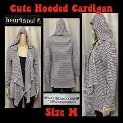 Size M- Cute Hooded Cardigan 