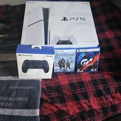 Playstation 5 With 2 Games And An Extra Controller