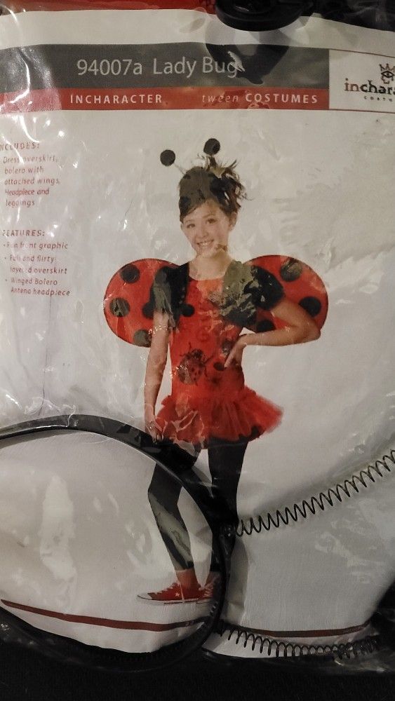 Girls ladybug Halloween costume 