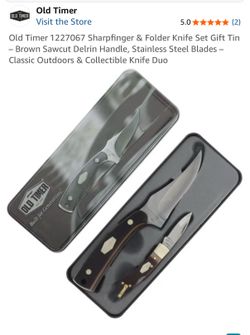 Old Timer Knife Gift Set w/ Sheath (set of 2)