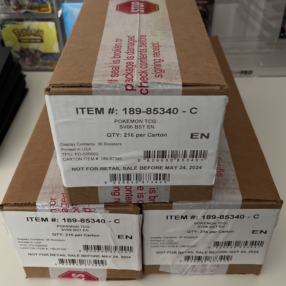 twilight masquerade booster box for sale Pokémon TCG: Masquerade: Sleeved Master Carton (144ct Growing in power pokemon twilight booster box price