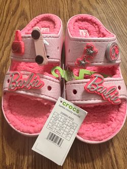 Barbie Cozzzy Crocs Sandals