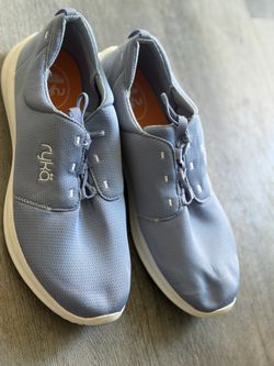 Ryka Light Blue Slip-On Sneakers